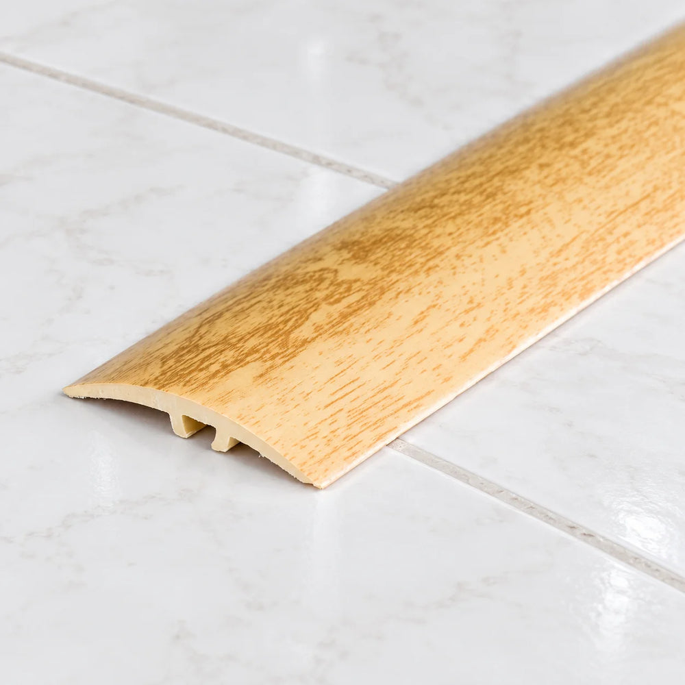 30mm uPVC Wood Effect Door Threshold Strip – 900mm Dual Fix In Noble Oak 