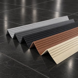 Non Slip Stair Nosing 50x42mm Flexible PVC Rubber Profile – 1.18m All Variants