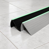 Non Slip PVC Stair Nosing with Glow Strip 40x40mm – 1.18m 2 Variants
