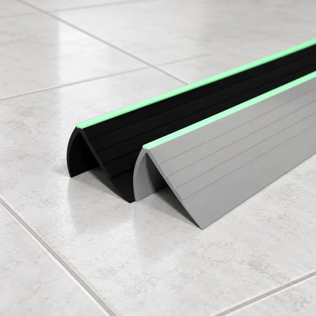 Non Slip PVC Stair Nosing with Glow Strip 40x40mm – 1.18m 2 Variants