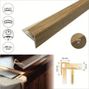  Push-In Pvc Wood Effect Stair Nosing