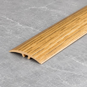 40mm uPVC Door Threshold Strip – 900mm Wood Effect Dual Fix In Oak Color