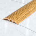 30mm uPVC Wood Effect Door Threshold Strip – 900mm Dual Fix In Oak Color