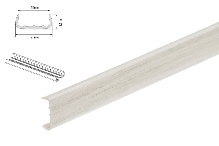 PVC Melamine Furniture Board Panel Cover U Trim Edging Strip