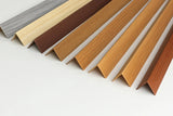 PVC Plastic Edge Protector Moulding Wood Effect Corner Angle Trim 90°