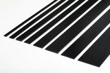 PVC Plastic TW Black White Anthracite Flat Bar Strip