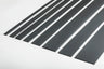 PVC Plastic TW Black White Anthracite Flat Bar Strip