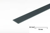 PVC Plastic TW Black White Anthracite Flat Bar Strip