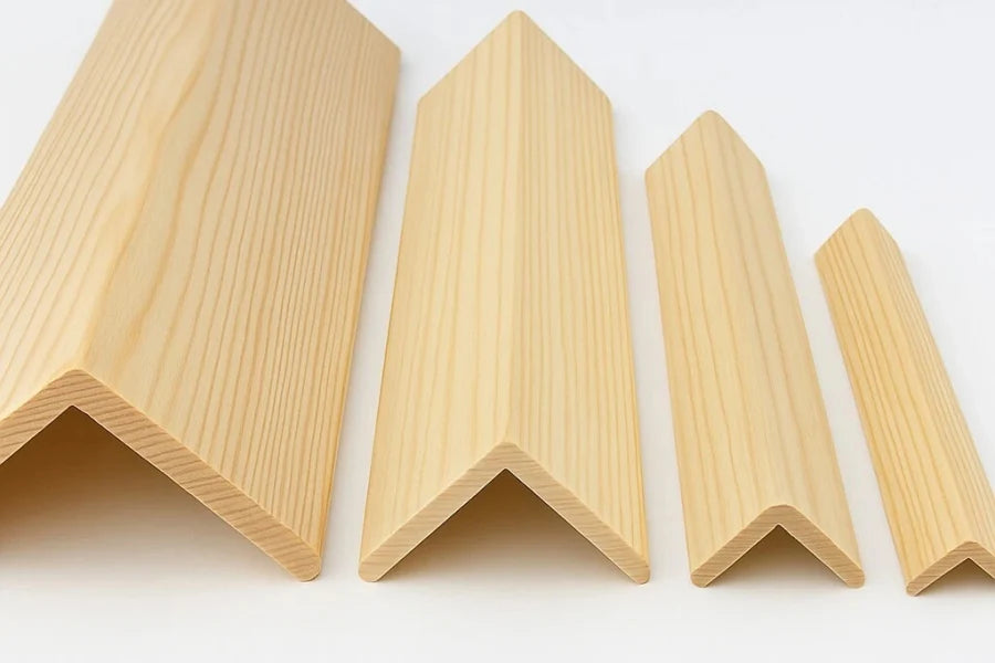 Pine Wood Internal External Edge Moulding Corner Angle Trim 90°