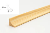 Pine Wood Natural Moulding Scotia Trim Decorative Skirting Edge Strip