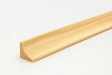 Pine Wood Natural Moulding Scotia Trim Decorative Skirting Edge Strip