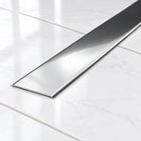 30mm Self Adhesive Aluminium Door Threshold Strip – 930mm In Polished Silver Color