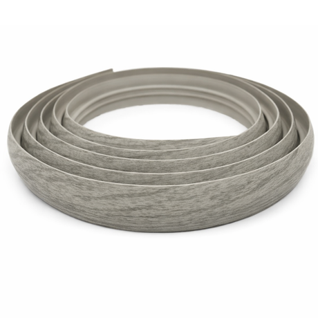 Light Grey Oak 40mm Flex Line PVC flexible flooring transition profile door threshold