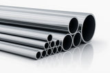 Round Tube Pipe Natural Aluminium 1 M / 39.37" Length