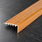 Laminate Edging for Stairs – 45x22mm Wood Effect uPVC Stair Nosing In Rustic Oak Color