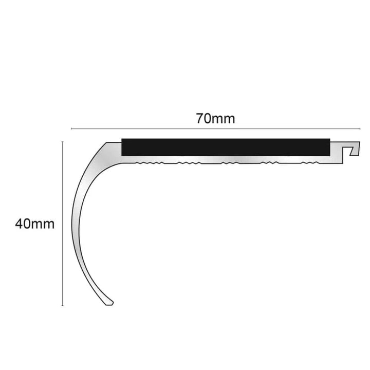  Non Slip Stair Nosing ( 70 x 40mm )