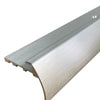 TVB 37.5 x 35mm Anodised Aluminium Bull Nose LVT Stair nosing Edge Profile For 5mm Flooring