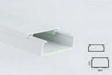 Self-Adhesive White PVC Plastic Cover Mini Cable Trunking Wire Conduit