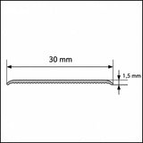 30mm Self Adhesive Aluminium Door Threshold Strip – 930mm Diagram