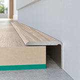 Self Adhesive Floor Trim 25MM X 10MM – Wood Effect and Anodised Aluminium 1m & 2m Realuse Image