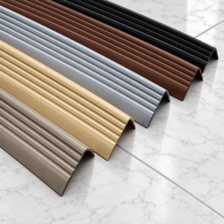 Self-Adhesive Non Slip Stair Nosing 40x25mm Flexible PVC Profile – 1.18m All Variants