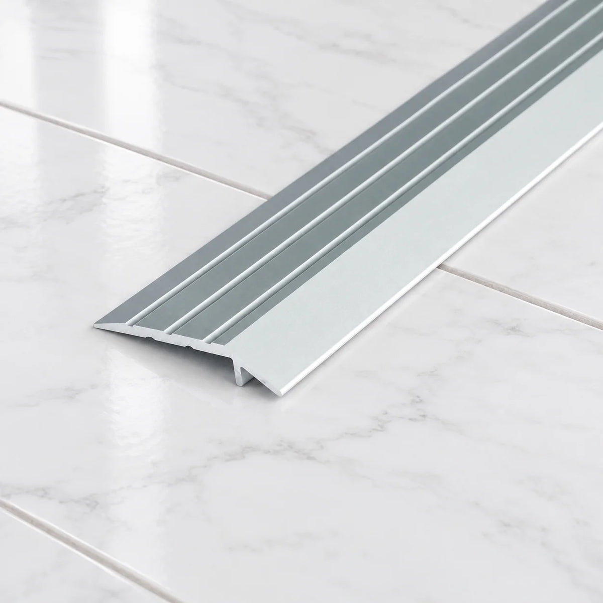 30mm Aluminium Door Threshold Ramp – 1m & 2m In Silver Color