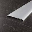 80mm Aluminium Door Threshold Strip – 930mm Concealed Dowel Fix In Silver Color