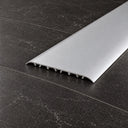 80mm Aluminium Door Threshold Strip – 930mm Concealed Dowel Fix In Silver Color