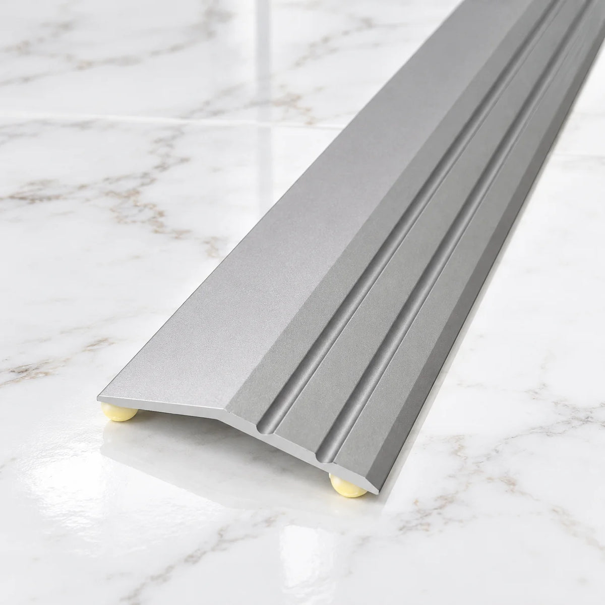 40x9mm Aluminium Ramp Door Threshold Strip – 900mm Self-Adhesive In Silver Color