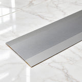 Self Adhesive Aluminium Door Threshold Strip 100mm Wide In Silver Color