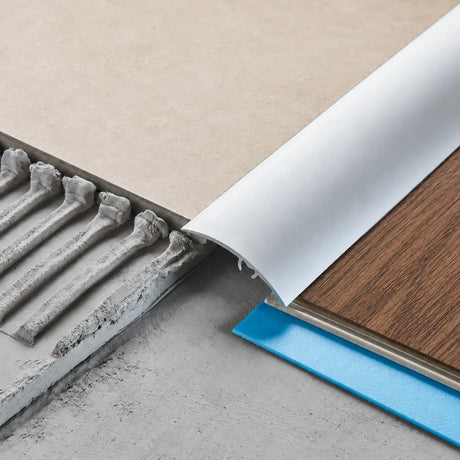 30mm Self Adhesive Aluminium Door Threshold Strip – 930mm 5-in-1 System In Silver Color