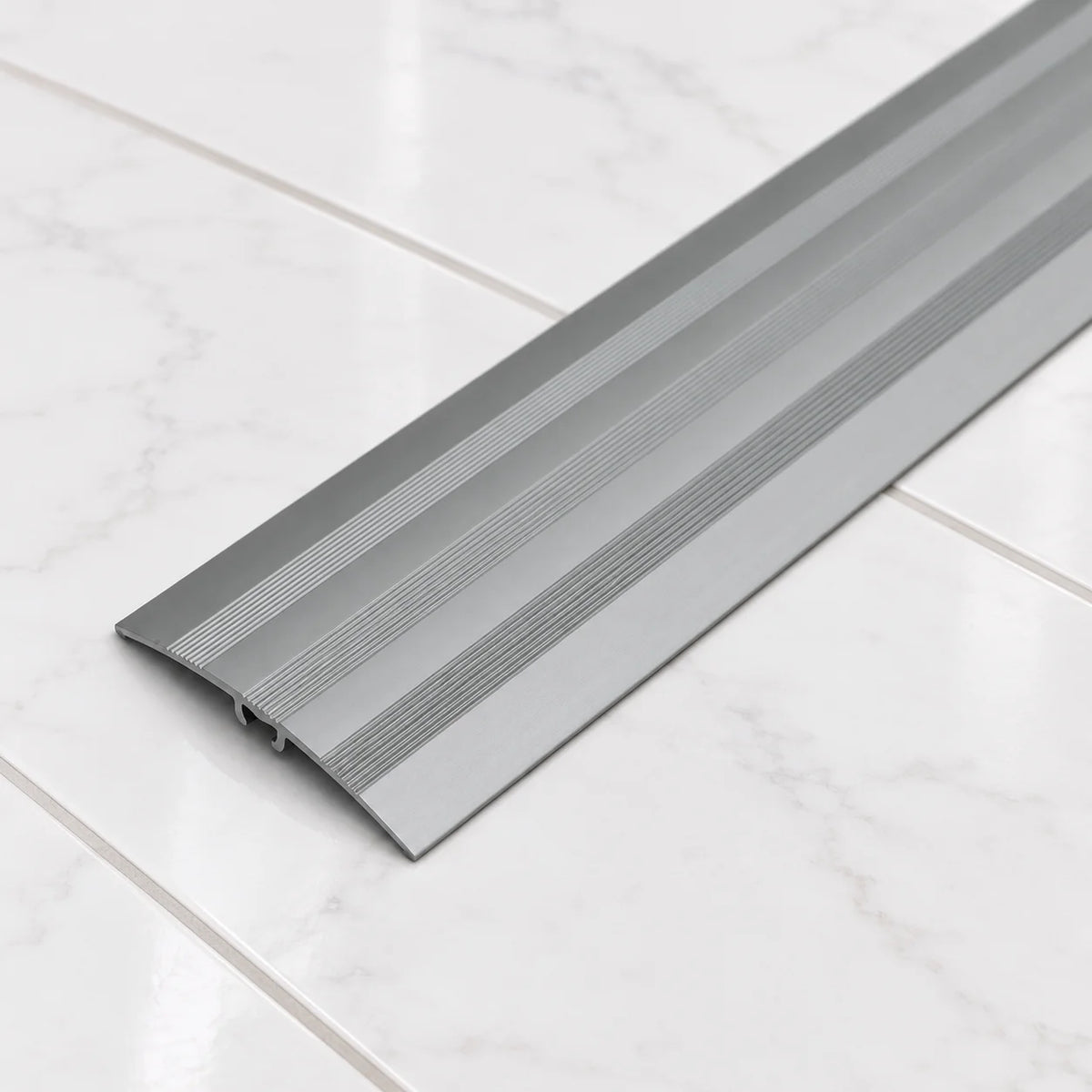 47mm Aluminium Door Threshold Strip – 930mm 5-in-1 System In Silver Color