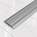 47mm Aluminium Door Threshold Strip – 930mm 5-in-1 System In Silver Color