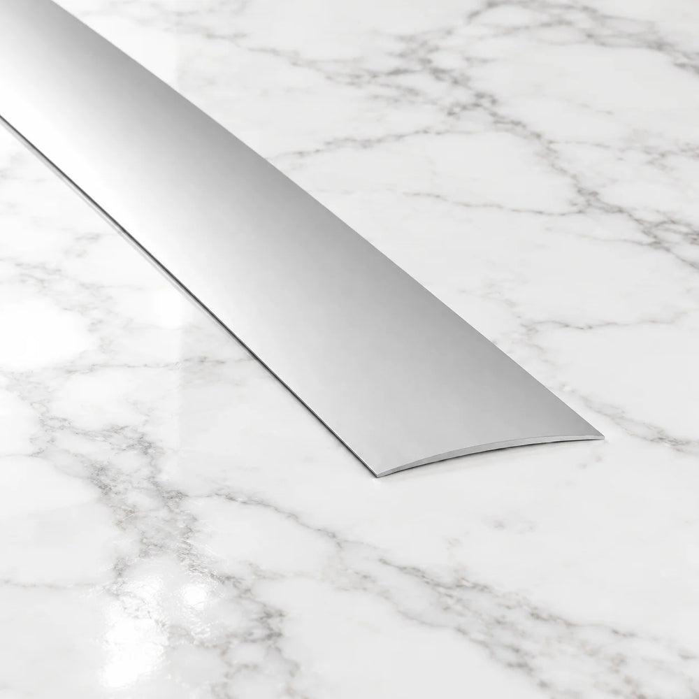 60mm Self Adhesive Aluminium Door Threshold Strip – 1m In Silver Color