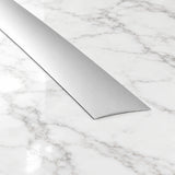 60mm Self Adhesive Aluminium Door Threshold Strip – 1m In Silver Color