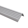 Silver PVC Non Slip 735-ND Flexible Anti-Slip Self-Adhesive Stair Nosing 