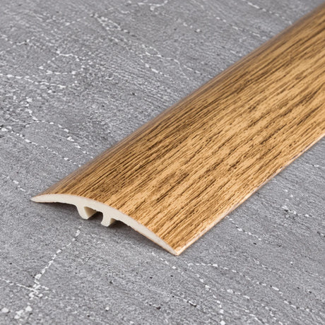 40mm uPVC Door Threshold Strip – 900mm Wood Effect Dual Fix In Smoked Oak Color