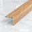Laminate Stair Nosing 30x30mm uPVC Wood Effect Profile – 0.9m In Smoked Oak Color