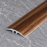 40mm uPVC Door Threshold Strip – 900mm Wood Effect Dual Fix In teak Color