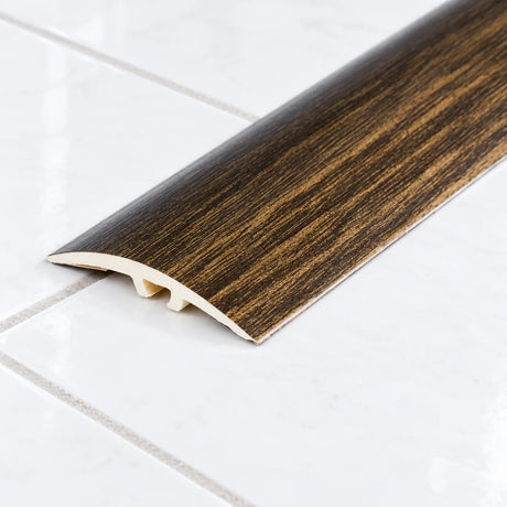 30mm uPVC Wood Effect Door Threshold Strip – 900mm Dual Fix In Venge Color