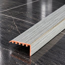 Laminate Edging for Stairs – 45x22mm Wood Effect uPVC Stair Nosing In Verden Oak Color