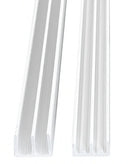 Vivarium Top & Bottom Double Channel Glass Runners Track