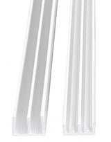 Vivarium Top & Bottom Double Channel Glass Runners Track