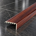 Laminate Edging for Stairs – 45x22mm Wood Effect uPVC Stair Nosing In Walnut Color