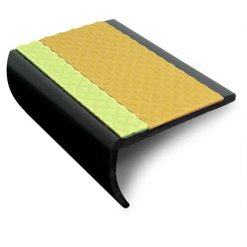 ASB 65x36mm PVC Non-Slip Stair Nosing with Glow Insert