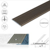 Champagne Anodised Flat Door Aluminium Threshold Strip