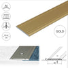 Gold Anodised Flat Door Aluminium Threshold Strip