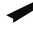 A33 Black Aluminium Non Slip Ribbed Treads Stair Size