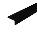 A33 Black Aluminium Non Slip Ribbed Treads Stair Size