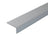 A33 Silver Aluminium Non Slip Ribbed Treads Stair Size